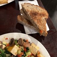 Side of multigrain toast  at Toast Coffeehouse in Bay Shore