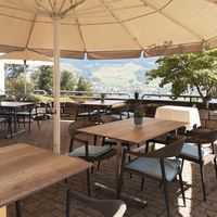 Outdoor seating at Hotel Wilerbad in Wilen Am Sarnersee
