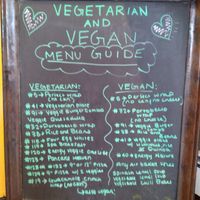 Easy vegan / veggie menu at Energy Fuel in Bellmore