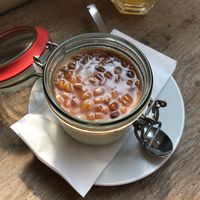 Coffee cotta  at Vapiano in Santiago