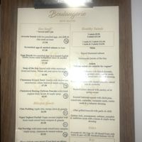 Menu ! at Boulangerie Bon Matin in North West London