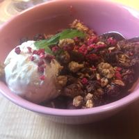 Apple crumble  at RoseHip Bistro - Pylimo in Vilnius