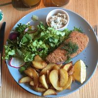 ”Fish” and chips at RoseHip Bistro - Pylimo in Vilnius