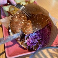 burger at RoseHip Bistro - Pylimo in Vilnius