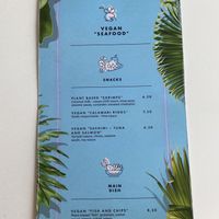 English menu  at RoseHip Bistro - Pylimo in Vilnius