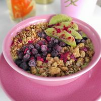 smoothie bowl at RoseHip Bistro - Pylimo in Vilnius