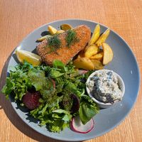 "Fish" and chips at RoseHip Bistro - Pylimo in Vilnius