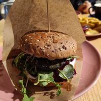 Portobello burger. Super at RoseHip Bistro - Pylimo in Vilnius