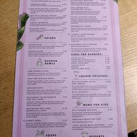 Menu per 27 September 2022 at RoseHip Bistro - Pylimo in Vilnius