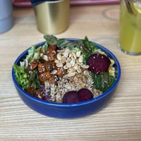 Marinated tofu & brown rice bowl - Rosehip Bistro, Vilnius  at RoseHip Bistro - Pylimo in Vilnius