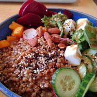 Buckwheat bowl at RoseHip Bistro - Pylimo in Vilnius