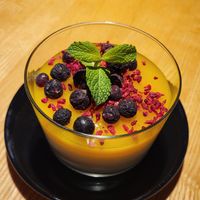 Pana cotta at RoseHip Bistro - Pylimo in Vilnius