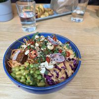 Tempeh teriyaki Buddah bowl   at RoseHip Bistro - Pylimo in Vilnius