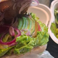 Tampeh Sandwich to go. at RoseHip Bistro - Pylimo in Vilnius