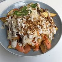 Loaded Fries with Jackfruit   at RoseHip Bistro - Pylimo in Vilnius