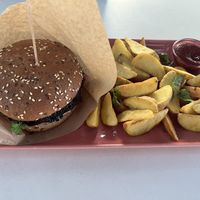 Portobello Burger  at RoseHip Bistro - Pylimo in Vilnius