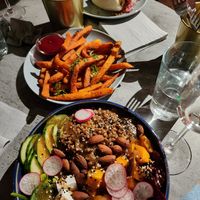 Buckwheat feta and pumpkin bowl at RoseHip Bistro - Pylimo in Vilnius