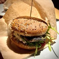 Portobello burger  at RoseHip Bistro - Pylimo in Vilnius