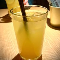 Home-made ginger lemonade  at RoseHip Bistro - Pylimo in Vilnius
