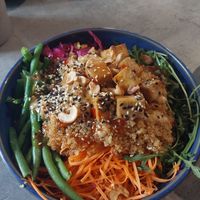 Tofu and quinoa bowl at RoseHip Bistro - Pylimo in Vilnius