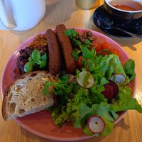 English breakfast. I knew I'd get what I wanted when I saw the ingredients and the dish didn't disappoint. Very good! at RoseHip Bistro - Pylimo in Vilnius