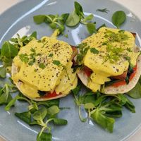 Tofu benedict at RoseHip Bistro - Pylimo in Vilnius