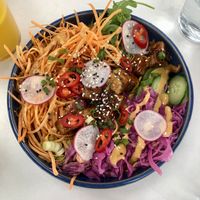 Teriyaki tofu bowl  at RoseHip Bistro - Pylimo in Vilnius
