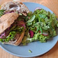 Tempeh sandwich at RoseHip Bistro - Pylimo in Vilnius