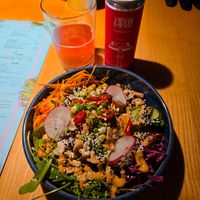 Tempeh bowl at RoseHip Bistro - Pylimo in Vilnius
