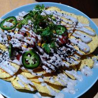 Nachos plate at RoseHip Bistro - Pylimo in Vilnius