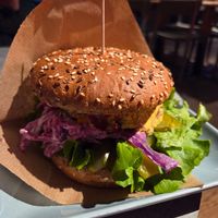 Barbecue burger at RoseHip Bistro - Pylimo in Vilnius