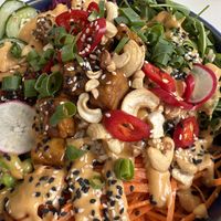 teriyaki tempeh bowl  at RoseHip Bistro - Pylimo in Vilnius