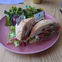 Tempeh Sandwich at RoseHip Bistro - Pylimo in Vilnius