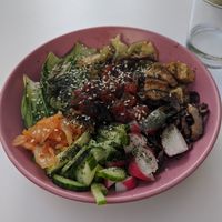 Watermelon Tuna Bowl at RoseHip Bistro - Pylimo in Vilnius