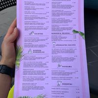 Menu at RoseHip Bistro - Pylimo in Vilnius