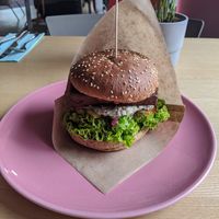 Tofu Burger at RoseHip Bistro - Pylimo in Vilnius