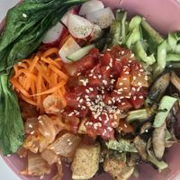 Asian bowl at RoseHip Bistro - Pylimo in Vilnius