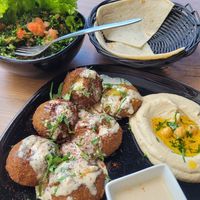 Menu, 13,5€ - no drink included at Lebanese Corner in Lisbon