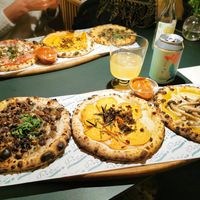 3 mini vegan pizzas at Pico Pizza - Nørrebro in Copenhagen