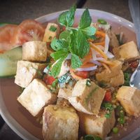 Salt and pepper tofu at Andy's Kitchen in Mildura