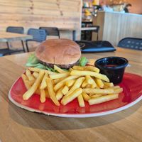 Vegan Burger at Stapinn in Arnarstapi