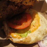 Chee´is Vegan-Burger - auf der Suche nach Salat? at Peter Pane in Muenster