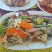 Vegetables in mushroom sauce at Pet Thai in Maastricht