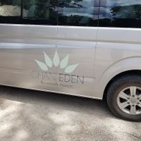 Van that can be reserved for airport transfers and local excursions. at Ghan Eden in Belmopan