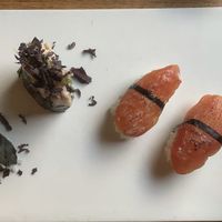 The Plant based tuna tasted to good! at Plant Based Sushi in Amsterdam