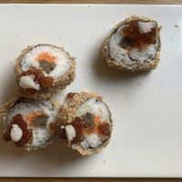 The dutch weed roll was also great. at Plant Based Sushi in Amsterdam