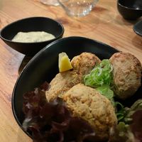 Karaage - YES !!! Subtle flavors that are spot on with a super jummy tartar sauce at Plant Based Sushi in Amsterdam