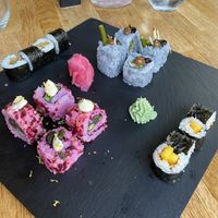 Chefs special for two (plate 1)  at Plant Based Sushi in Amsterdam