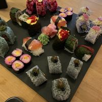 This vegan sushi was the best sushi I ever had. You can taste that a lot of effort was put into the recipe and every piece is a flavor bomb at Plant Based Sushi in Amsterdam