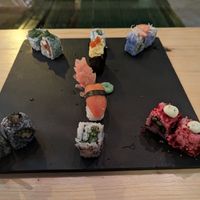 Chef's Special sushi platter at Plant Based Sushi in Amsterdam